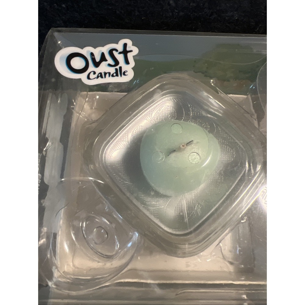 Oust Candle Set 1 Glass Holder & 1 Candle Refill - Outdoor Scent READ - Picture 2 of 6